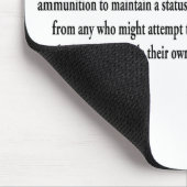 George Washington auf Gewehr-Rechten Mousepad (Ecke)