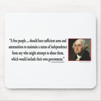 George Washington auf Gewehr-Rechten Mousepad