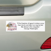 George Washington Autoaufkleber (Auf Auto)