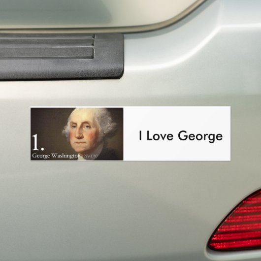 George Washington Autoaufkleber (Auf Auto)