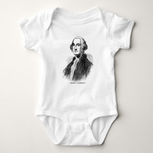 George Washington Baby Strampler (Vorderseite)