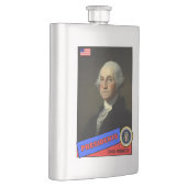 George Washington Baseball Card Flachmann (Rechts)