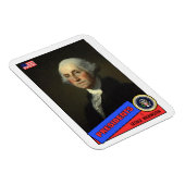 George Washington Baseball Card Magnet (Rechte Seite)