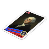 George Washington Baseball Card Magnet (Linke Seite)