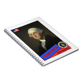 George Washington Baseball Card Notizblock (Rechte Seite)