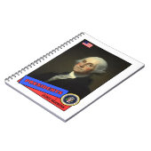 George Washington Baseball Card Notizblock (Linke Seite)