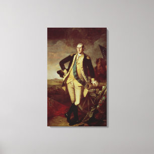 George Washington bei Princeton, 1779 Leinwanddruck