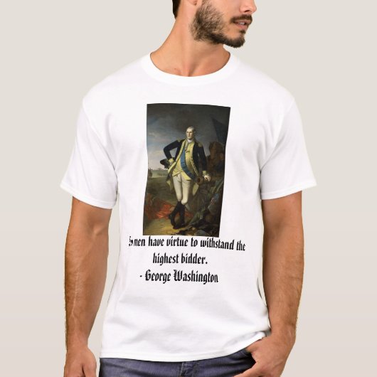 George Washington bei Princeton, wenige Männer T-Shirt (Vorderseite)