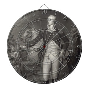 George Washington bei Trenton Dartscheibe