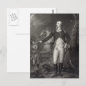 George Washington bei Trenton Postkarten (Vorne/Hinten)