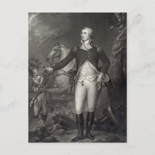 George Washington bei Trenton Postkarten (Vorderseite)