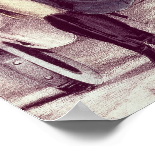 George Washington bei Valley Forge Poster (Ecke)