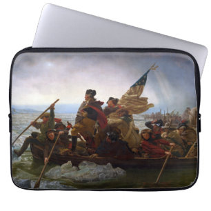 George Washington beim Überqueren des Delaware Riv Laptopschutzhülle