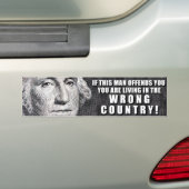 George Washington beleidigt Sie? Autoaufkleber (Auf Auto)