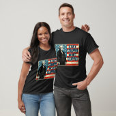 George Washington Bleib bewaffnet oder krieg eine T-Shirt (Unisex)