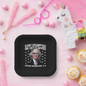 George Washington bleibe oder aufgeklatscht werden Pappteller (Party)
