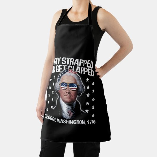 George Washington bleibe oder aufgeklatscht werden Schürze (InSitu)
