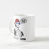 George Washington Brexit 1776 EU-Flag Sonnenbrille Kaffeetasse (Vorderseite Links)