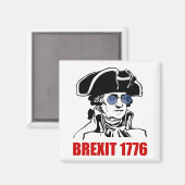 George Washington Brexit 1776 EU Flag Sonnenbrille Magnet (Vorderseite/Rückseite)