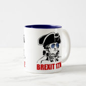 George Washington Brexit 1776 EU Flag Sonnenbrille Zweifarbige Tasse (VorderseiteRechts)