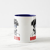 George Washington Brexit 1776 EU Flag Sonnenbrille Zweifarbige Tasse (Mittel)