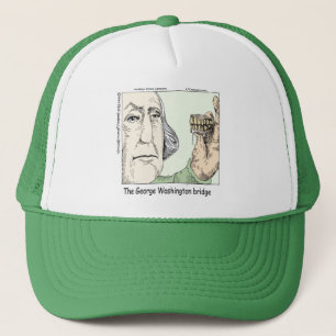 George Washington Bridge & Dentures Funny Gift Truckerkappe