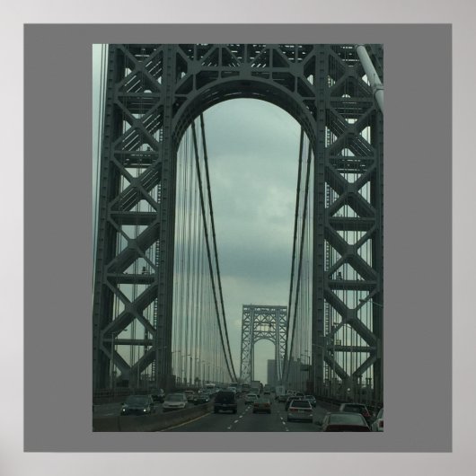 George Washington Bridge Foto Poster (Vorne)