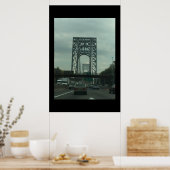 George Washington Bridge Foto Poster (Küche)