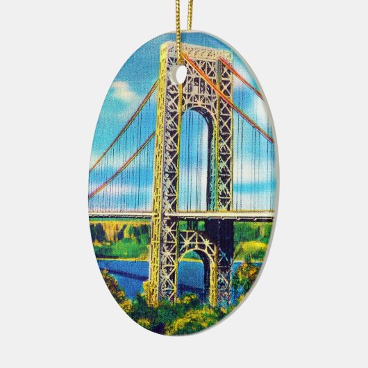 George Washington Bridge, New York City Keramikornament (Links)