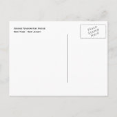 George Washington Bridge New York New York Postkarte (Rückseite)