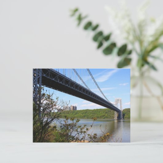 George Washington Bridge New York New York Postkarte (Stehend Vorderseite)