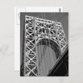 George Washington Bridge Postcard Postkarte (Vorne/Hinten)