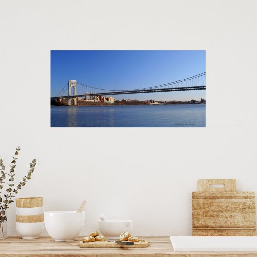 George Washington Bridge Print Poster (Küche)