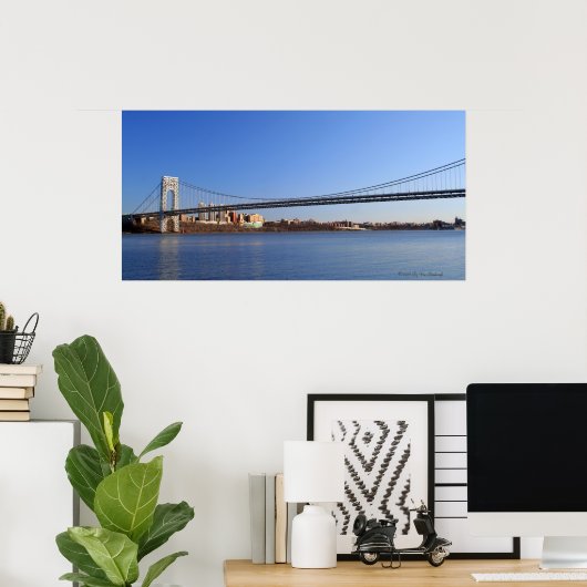 George Washington Bridge Print Poster (Heimbüro)