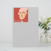 George Washington Briefpapier (Stehend Vorderseite)