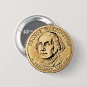 George Washington Button (Vorne & Hinten)