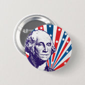 George Washington Button (Vorne & Hinten)