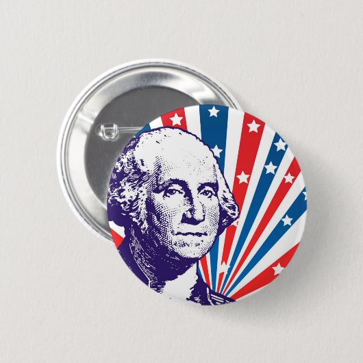 George Washington Button (Vorne & Hinten)