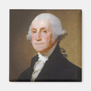George Washington, c.1821 (Öl auf Leinwand) Magnet