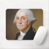 George Washington, c.1821 (Öl auf Leinwand) Mousepad (Mit Mouse)