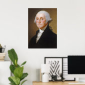 George Washington, c.1821 (Öl auf Leinwand) Poster (Heimbüro)