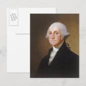 George Washington, c.1821 (Öl auf Leinwand) Postkarte (Vorne/Hinten)