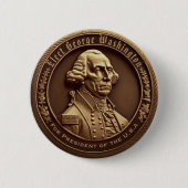 George Washington Campaign Button (Vorderseite)