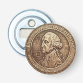 George Washington Campaign Button Flaschenöffner (Vorderseite)