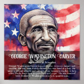 George Washington Carver Black History Month Class Poster (Vorne)