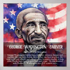 George Washington Carver Black History Month Class Poster