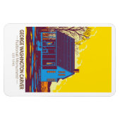 George Washington Carver National Monument Vintag Magnet (Horizontal)