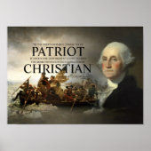 George Washington, Christlich Patriot Poster (Vorne)