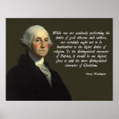 George Washington Christlich Poster (Vorne)