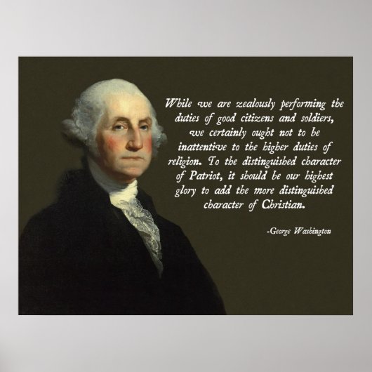 George Washington Christlich Poster (Vorne)